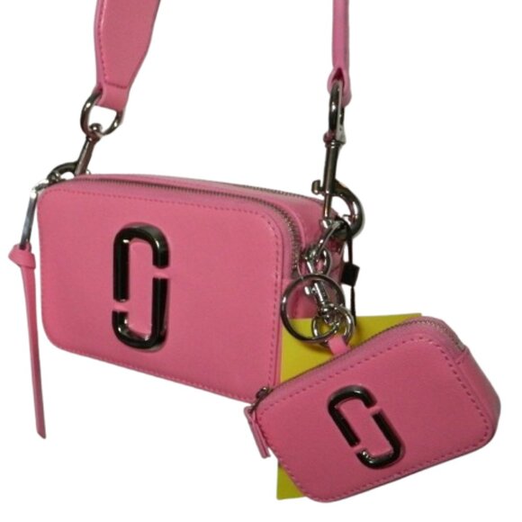 Marc Jacobs $395 The Utility Snapshot Camera Bag Petal Pink NWT! - Picture 8 of 9